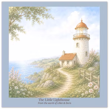 The Little Lighthouse - Storybook Art Print