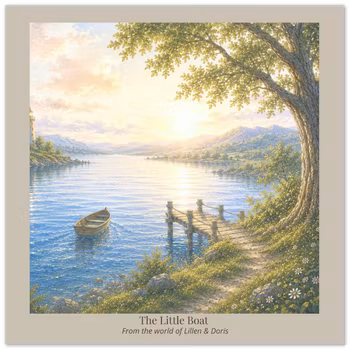 The Little Boat - Storybook Art Print