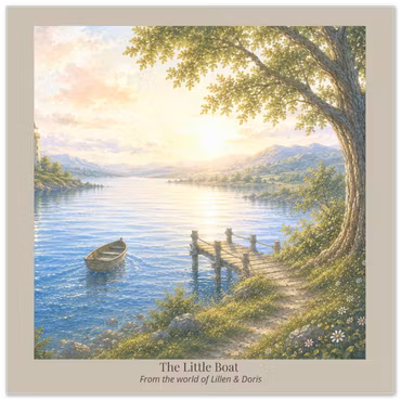 The Little Boat - Storybook Art Print