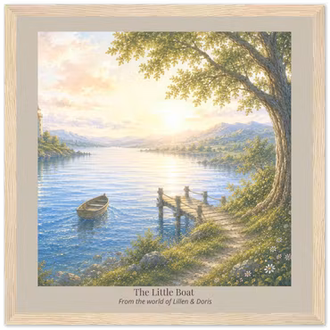 The Little Boat - Storybook Art Print
