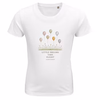 Balloon Meadow – Ekologisk T-shirt för barn