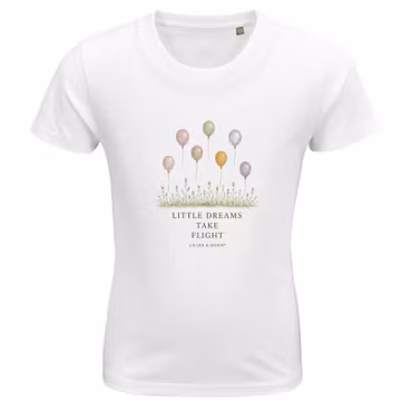 Balloon Meadow – Ekologisk T-shirt för barn