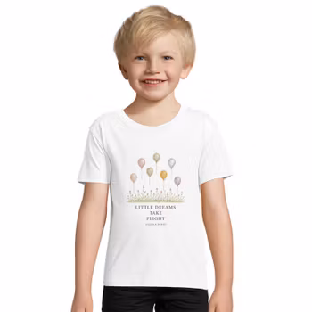 Balloon Meadow – Ekologisk T-shirt för barn