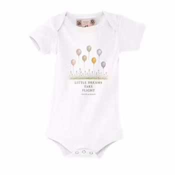 Balloon Meadow – Ekologisk babybody