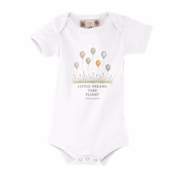 Balloon Meadow – Ekologisk babybody