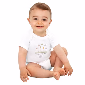 Balloon Meadow – Ekologisk babybody