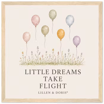 Balloon Meadow – Little Dreams Take Flight Poster