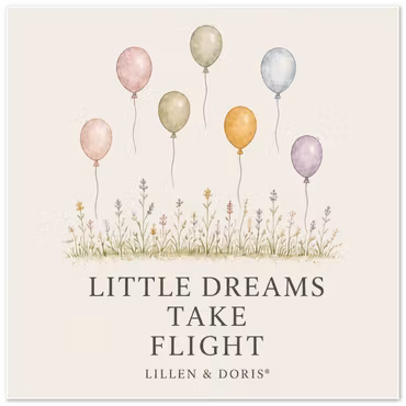 Balloon Meadow – Little Dreams Take Flight Poster