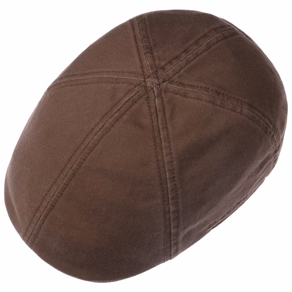 Texas Sun Protection Flat Cap Dark Brown - Stetson