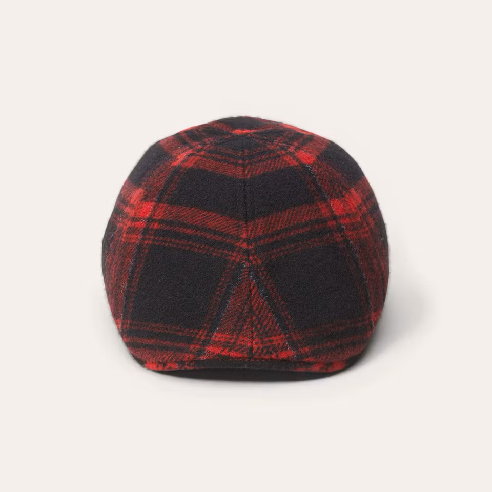 Texas Virgin Shadow Plaid Check Red/Black - Stetson