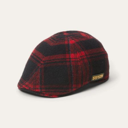 Texas Virgin Shadow Plaid Check Red/Black - Stetson