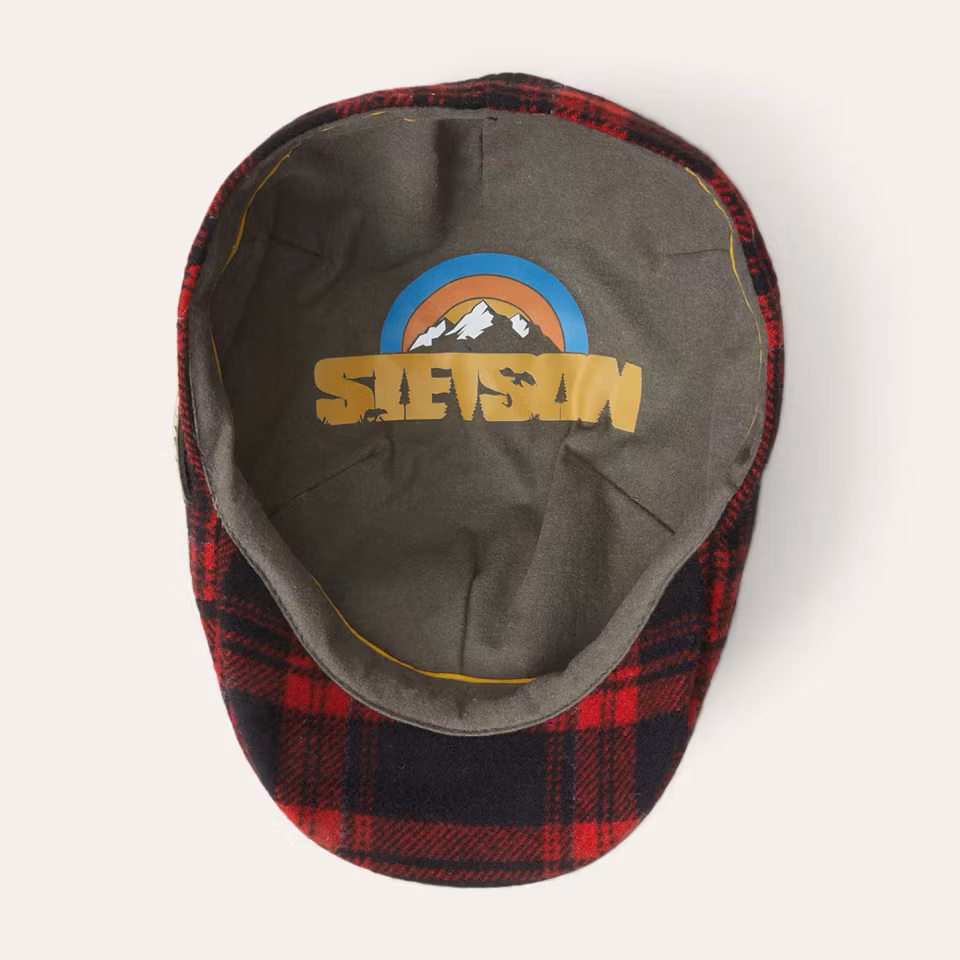 Texas Virgin Shadow Plaid Check Red/Black - Stetson