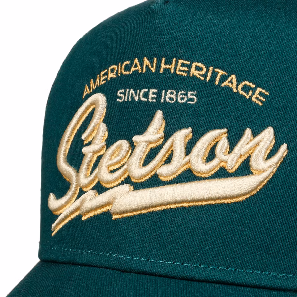 Sedan 1865 Trucker keps Green - Stetson
