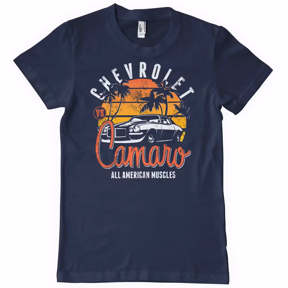 T-shirt Chevrolet Camaro Sunset Navy- hybris