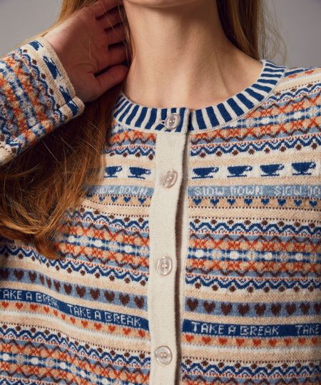 Cardigan ANNALISA beige - Jumperfabriken