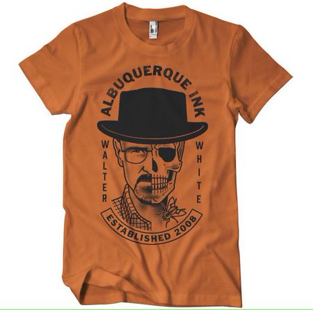 T-Shirt Albuquerque Ink  Breaking Bad Burnt Orange - Hybris