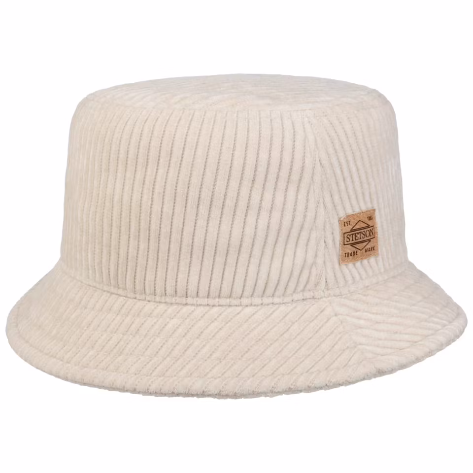 Bucket Hats Jersey manchester Cream White - Stetson