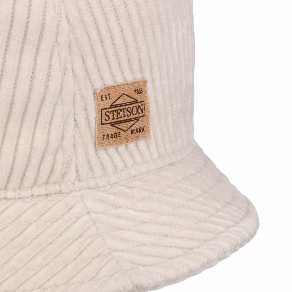 Bucket Hats Jersey manchester Cream White - Stetson
