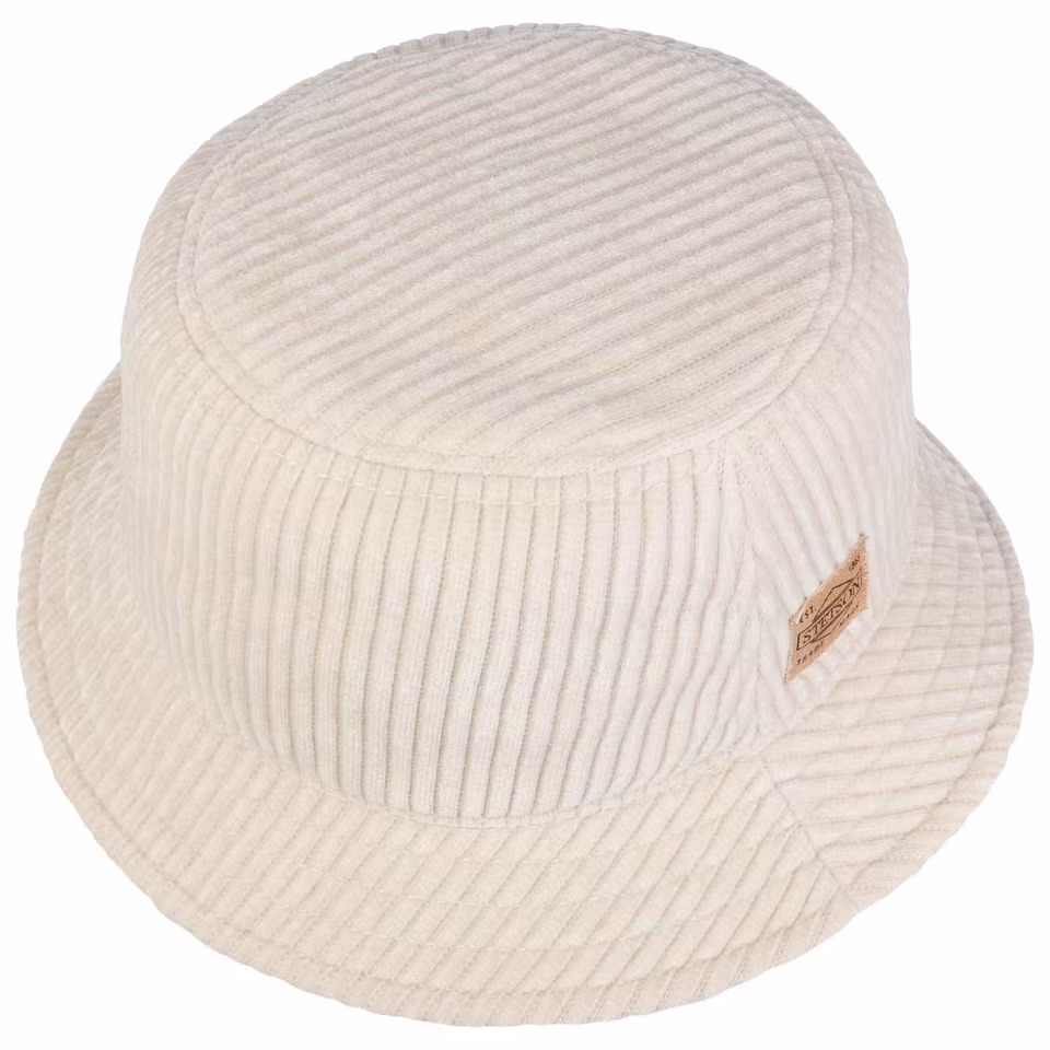 Bucket Hats Jersey manchester Cream White - Stetson