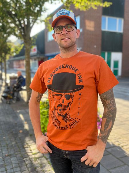 T-Shirt Albuquerque Ink  Breaking Bad Burnt Orange - Hybris