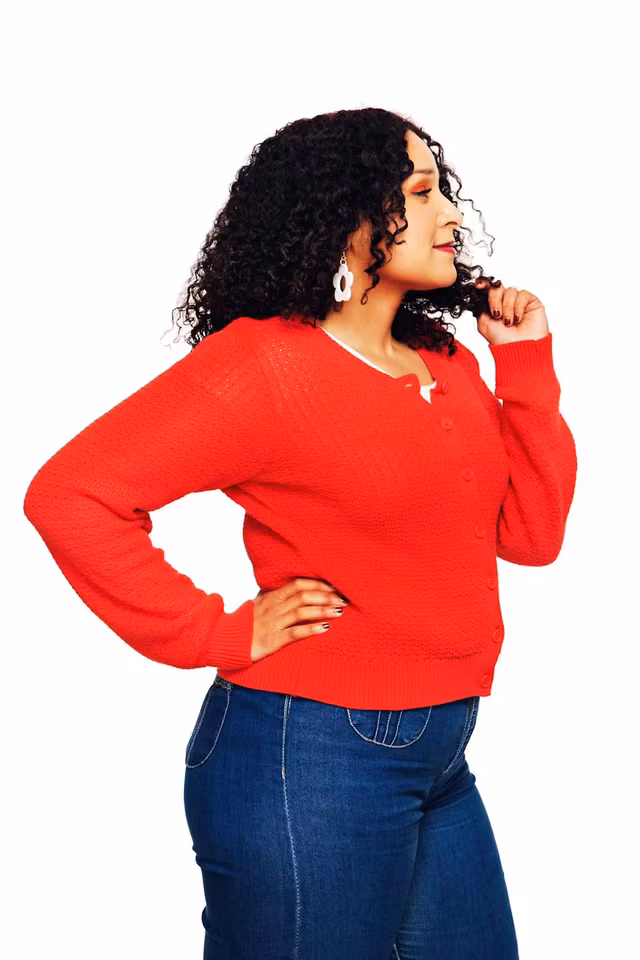 Kofta Sigrid Red - Cissi & Selma