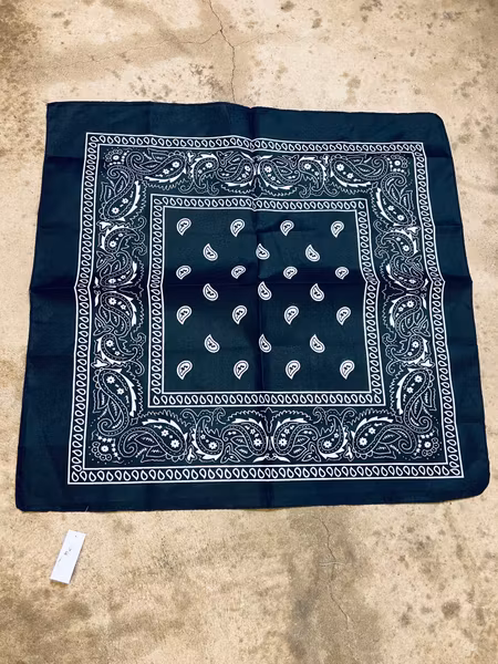 Snusnärduk/skarf clasic paisley Black - Liias Garderob
