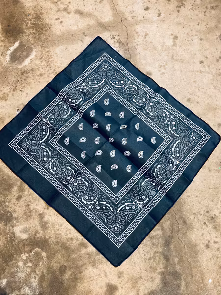 Snusnärduk/skarf clasic paisley Black - Liias Garderob