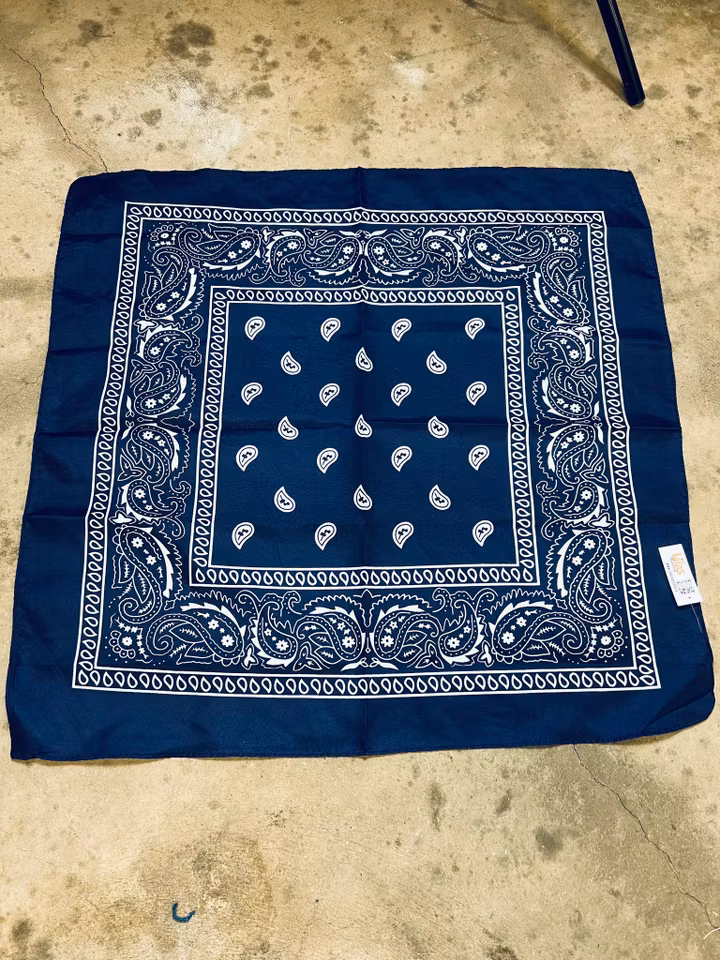 Snusnärduk/skarf clasic paisley Blue - Liias Garderob