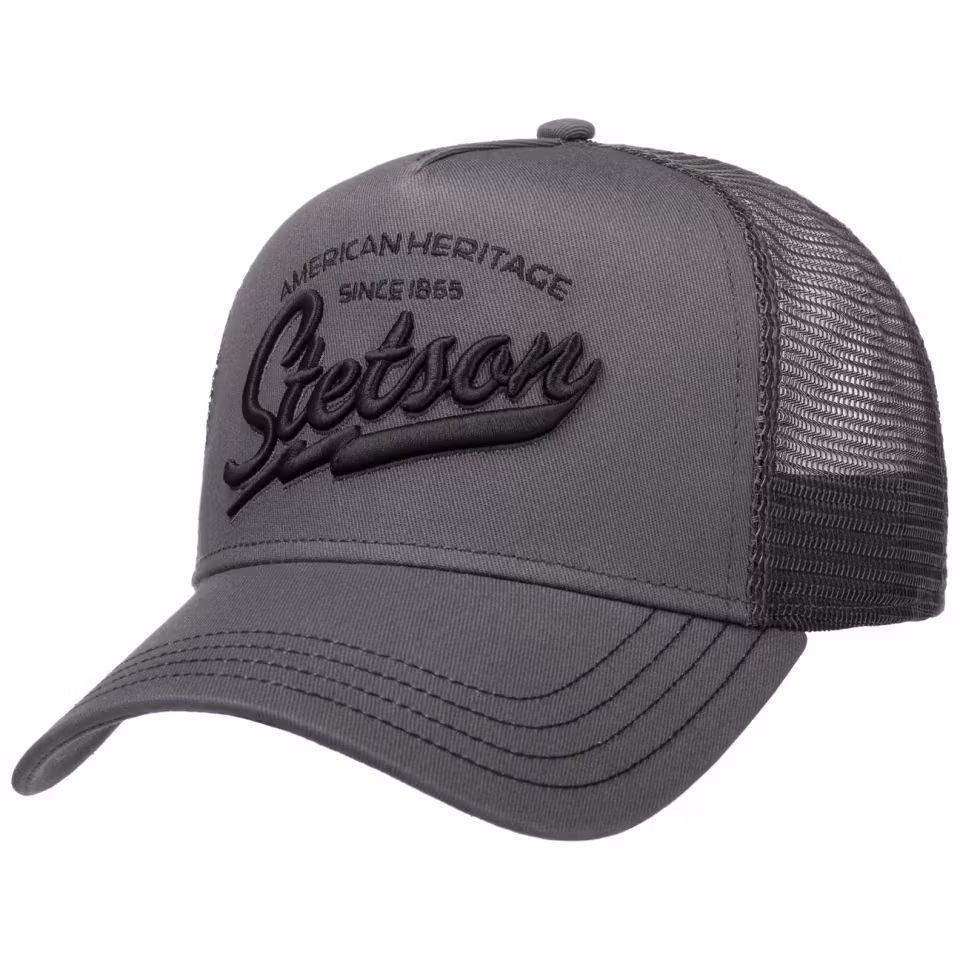 Sedan 1865 Trucker keps Grey - Stetson