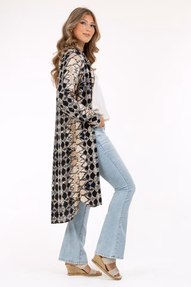 Skjortkänning Othilia Dove blue sand - Capri Collection