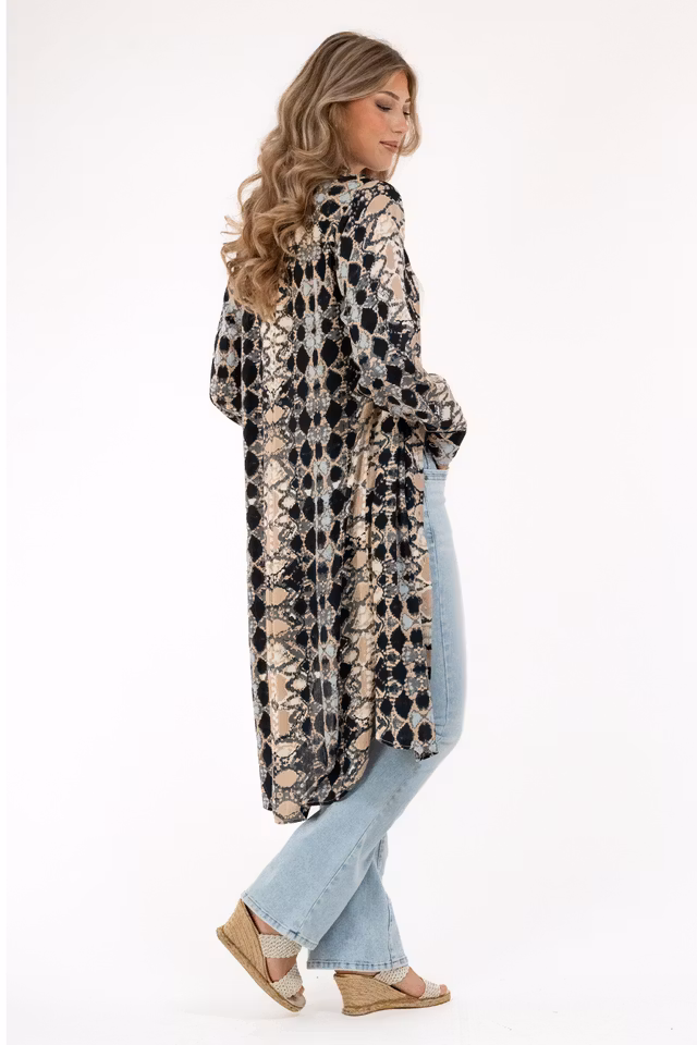 Skjortkänning Othilia Dove blue sand - Capri Collection