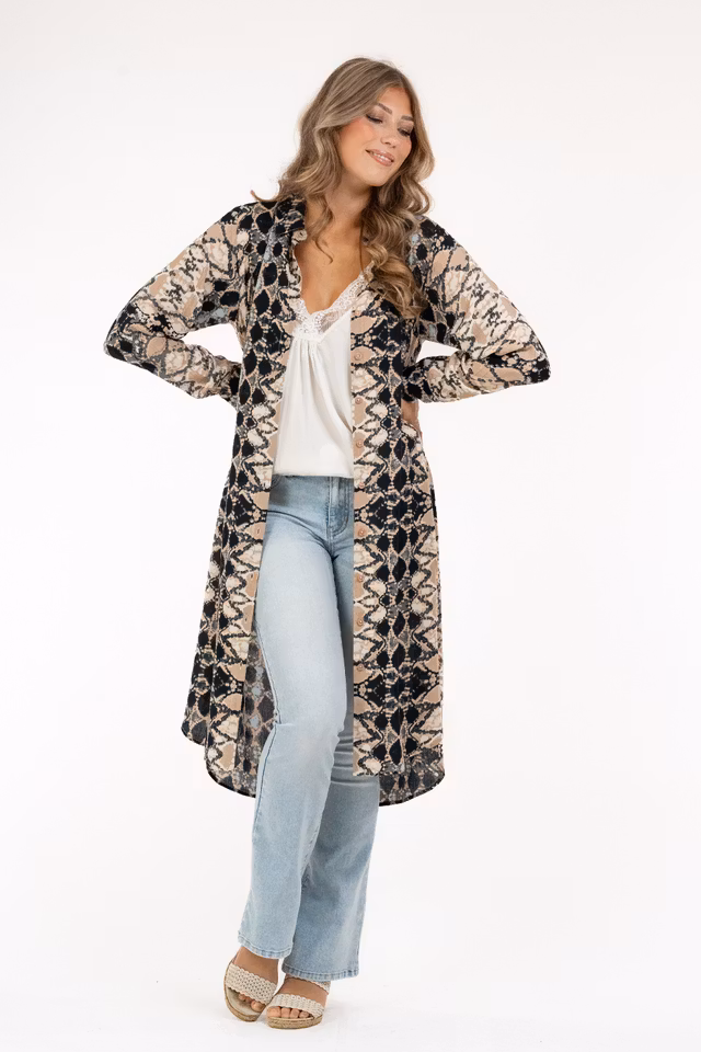 Skjortkänning Othilia Dove blue sand - Capri Collection