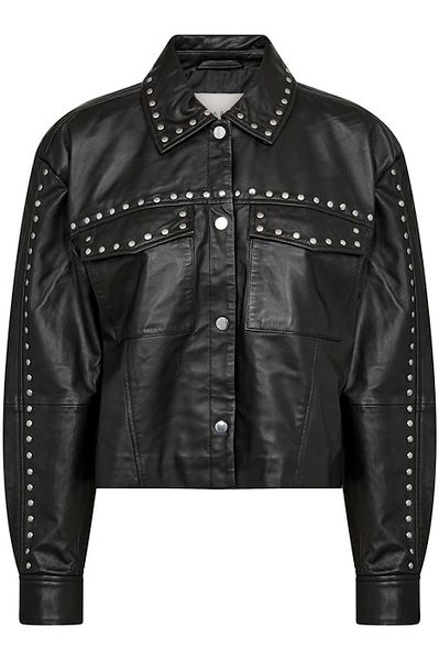 Jacka Leather KAcassie - Kaffe