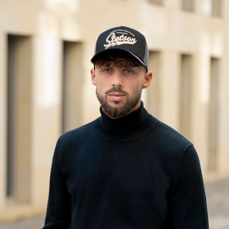 Sedan 1865 Trucker keps Black - Stetson