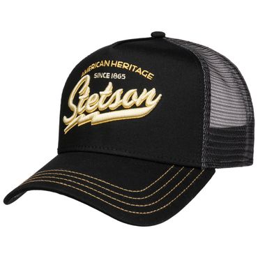 Sedan 1865 Trucker keps Black - Stetson
