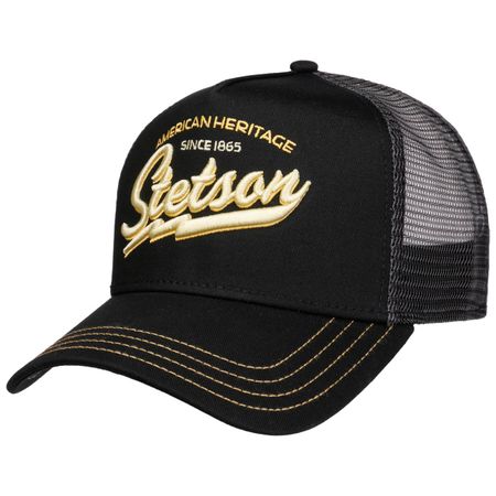 Sedan 1865 Trucker keps Black - Stetson