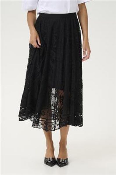 Kjol Kavilja Lace Black - Kaffe
