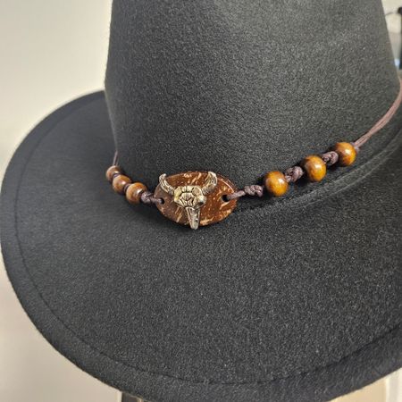 Cowboyhatt TJUR BLACK - Liias Garderob