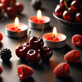 Black Cherry - Doftljus av naturligt sojavax