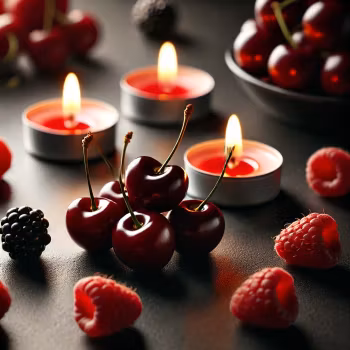 Black Cherry - Doftljus av naturligt sojavax