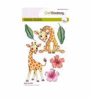 CraftEmotions clearstamps Gigi Giraffe 130501-2714