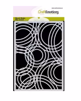 CraftEmotions Stencil Tripple circles 185070/0301