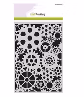 CraftEmotions Stencil Gears 185070/1102