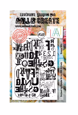 AALL & Create Stämpel Reverse Abcs AALL-TP-569