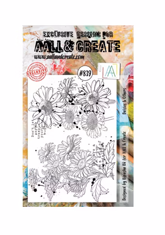 AALL & Create Stämpel Daisies & Others AALL-TP-839
