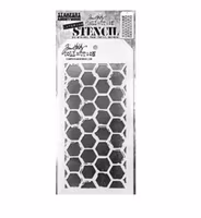 Tim Holtz Stencil Brush Hex THS166