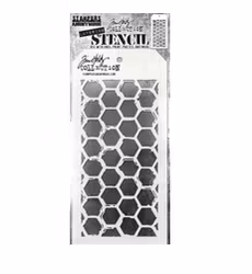 Tim Holtz Stencil Brush Hex THS166
