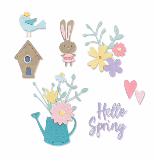 Sizzix Dies Hello Spring 665091
