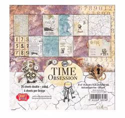 Craft & You Time Obsession 6x6" Pappersblock
