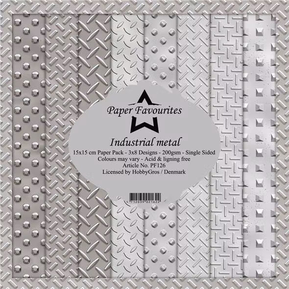 Paper Favourites Industrial Metal 6x6" Pappersblock